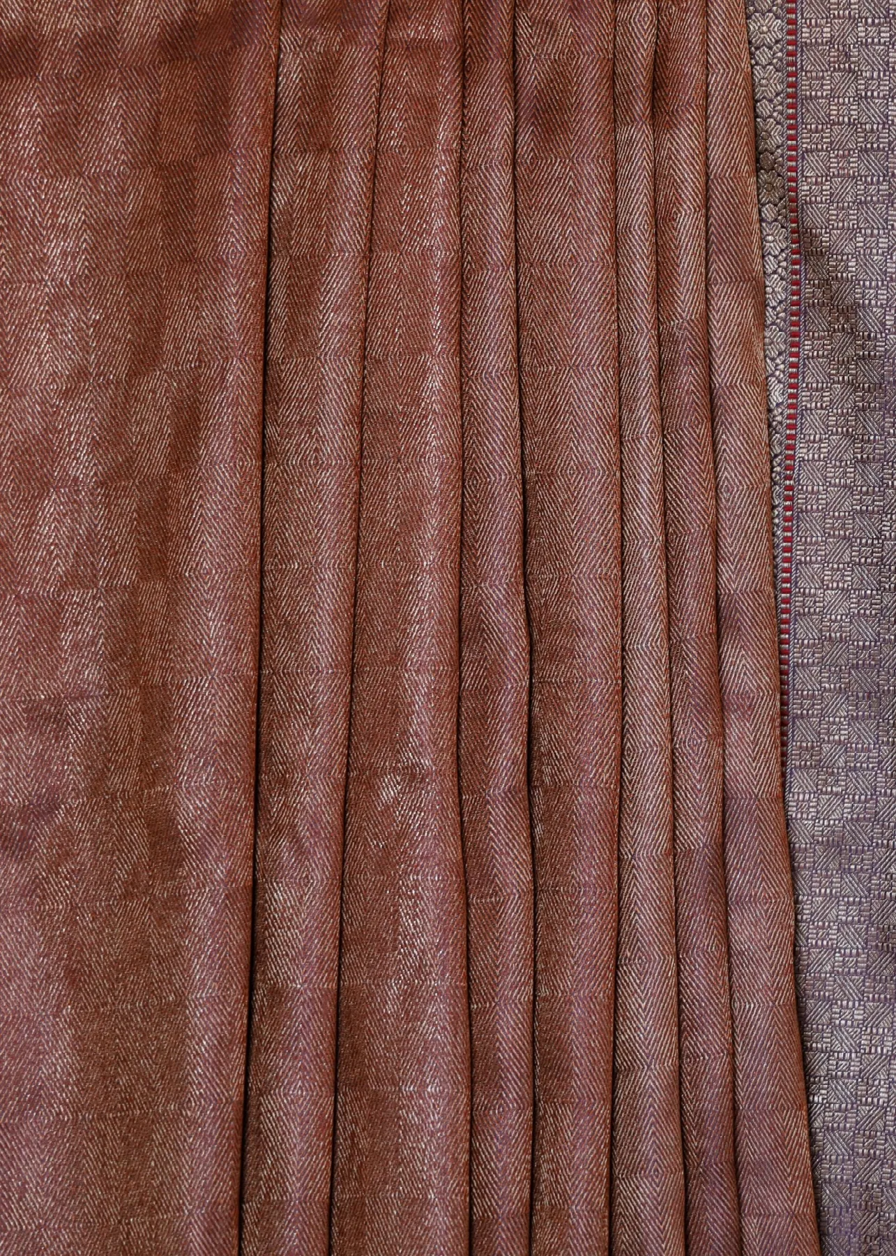 Copper Purple Mashru Tanchoi